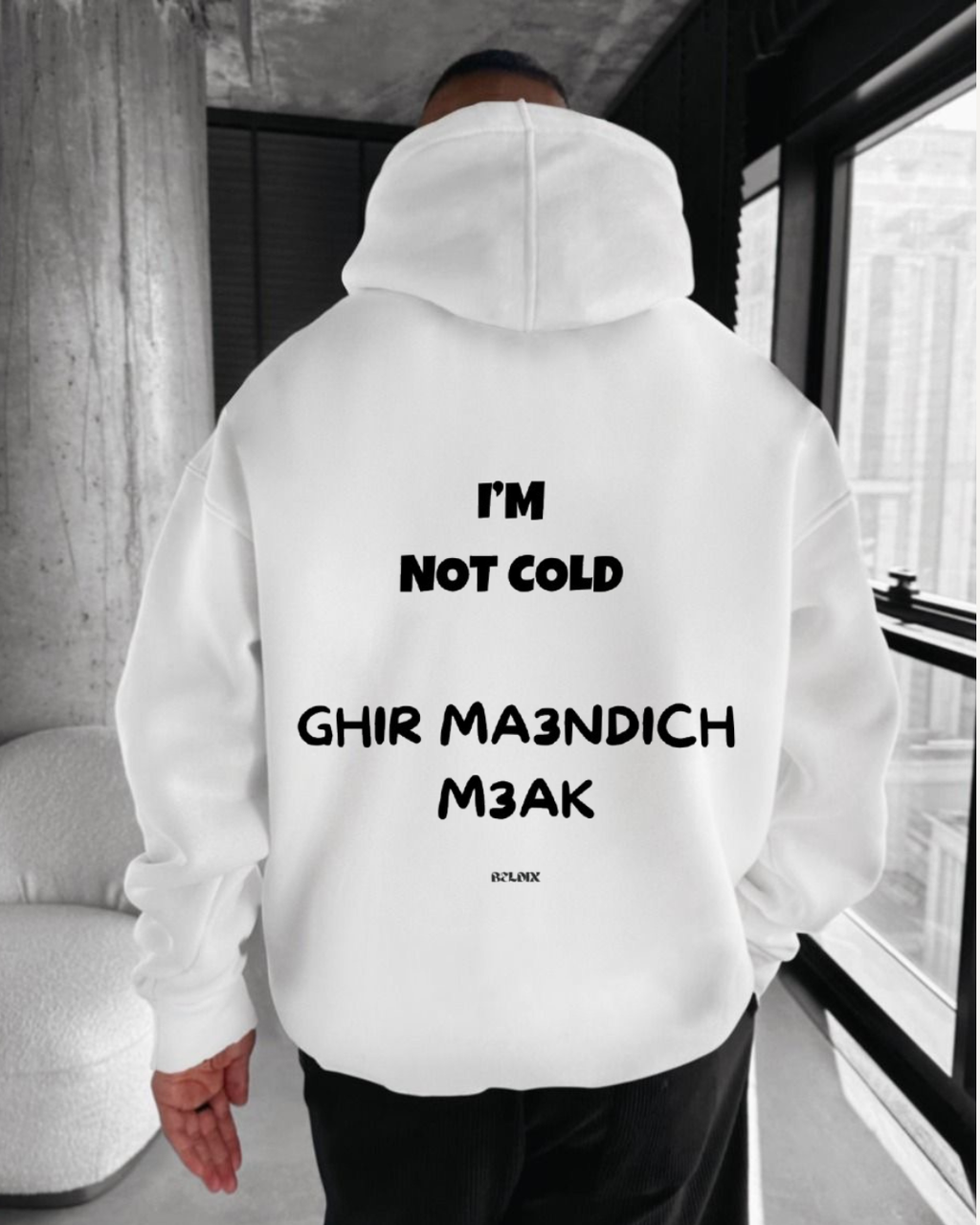 I'M NOT COLD .... HOODIE